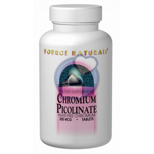 Source Naturals Chromium Picolinate 200mcg 60 tabletten