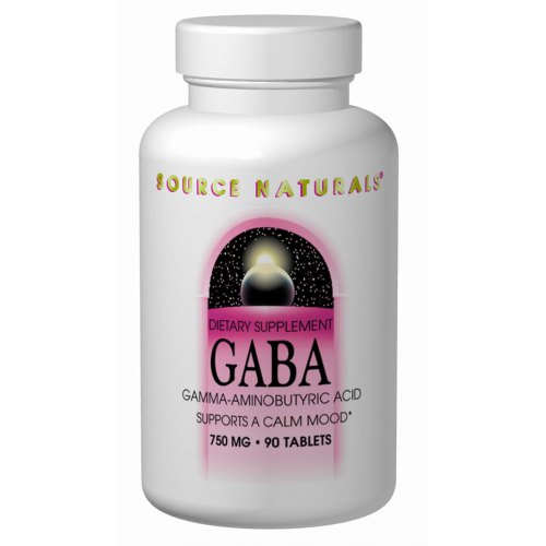 Source Naturals Gaba 750mg 45 tablets