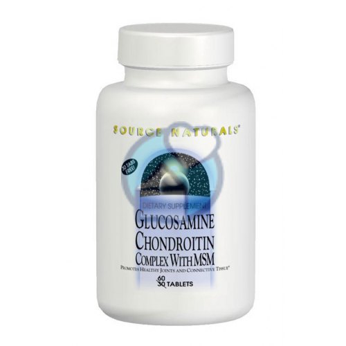 Source Naturals Glucosamine Chondroitine MSM 60 tablets