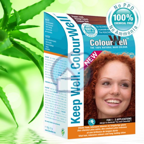 ColourWell Natuurlijke Haarkleuring Koper Rood