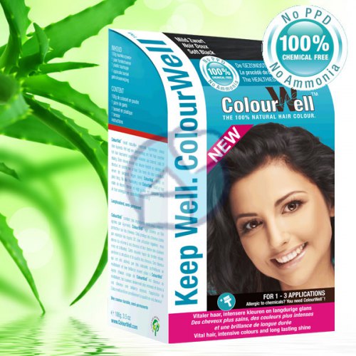 ColourWell Natuurlijke Haarkleuring Mild Zwart