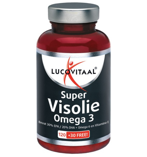 Lucovitaal Super Visolie Omega 120 + 30 capsules