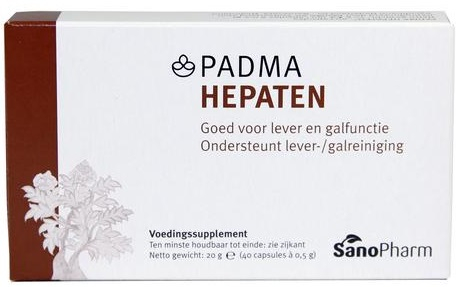 40 capsules SanoPharm Padma Hepaten