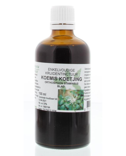 100 Ml De Cruydhof Natura Sanat Orthosiphon Stamineus - Koemis Koetjing Tinctuur