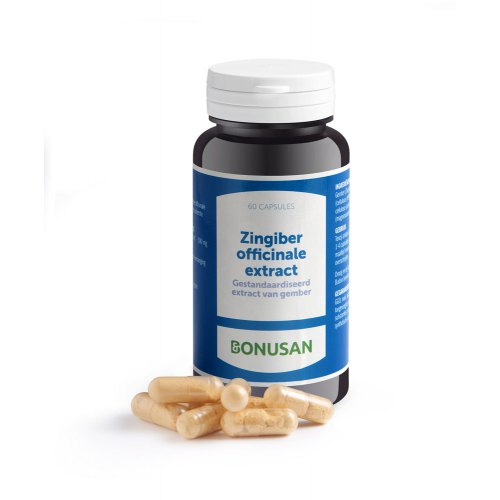 Bonusan Zingiber officinale extract 60 capsules