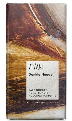 100 gram Vivani Chocoladereep Puur Nougat Biologisch