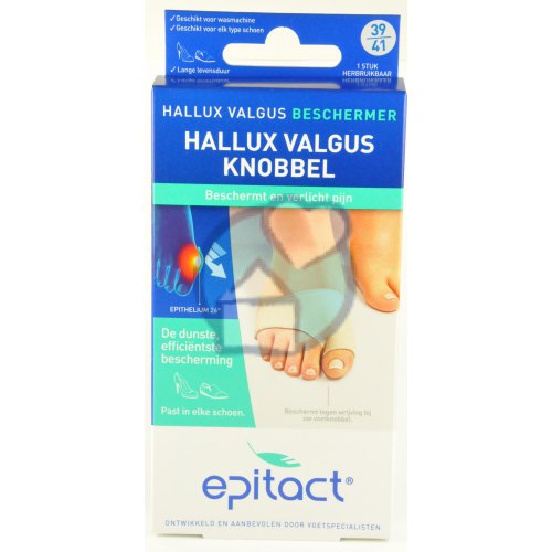 Epitact Hallux Valgus Knobbel Beschermer 39-41 1 Stücke