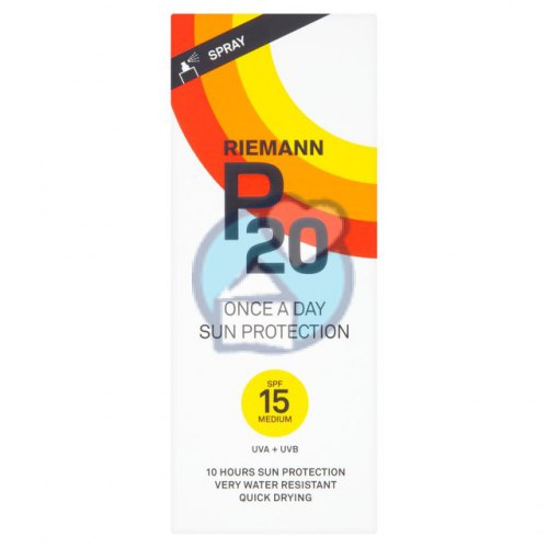 Riemann P20 Zonnefilter Spray SPF15 200 Ml