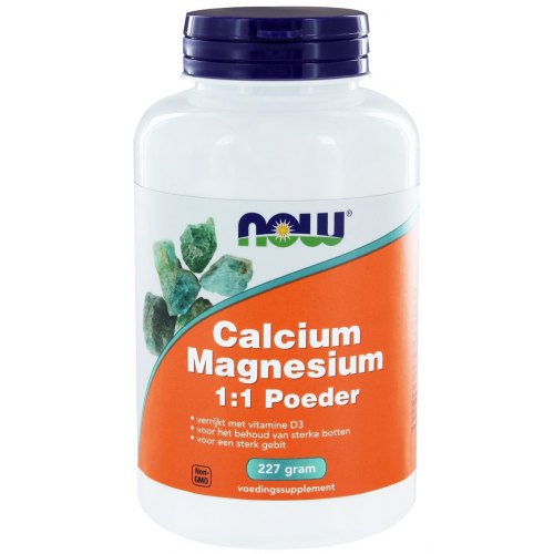 227 Gramm NOW Calcium Magnesium 1:1 Poeder