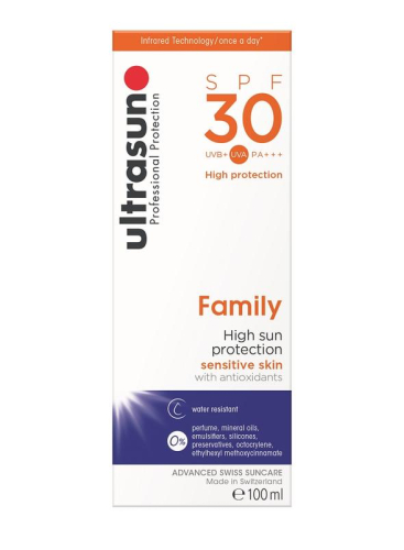 Ultrasun Family Sensitive Skin SPF30 100 Ml
