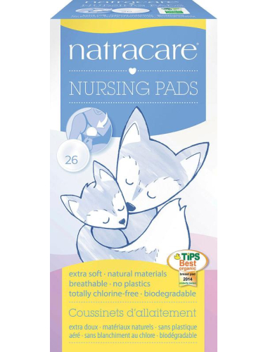26 Stücke Natracare Zoogcompressen Nursing Pads