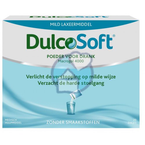 Sanofi Dulcosoft Mild Laxeermiddel Macrogol Poeder 20 Tüte