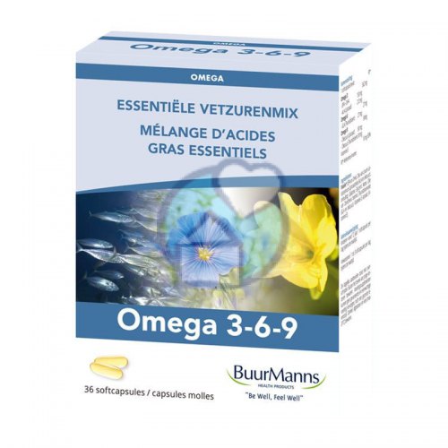 Buurmanns Omega 3 6 9 36 softgels