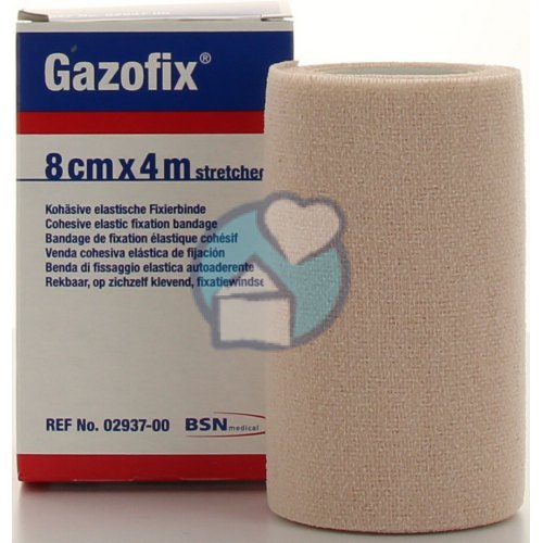 Gazofix Gazofix Fixatiewindsel 8 cm x 4 m 1 Stücke