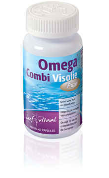Leef Vitaal Omega Combi Visolie Pure 60 Kapseln