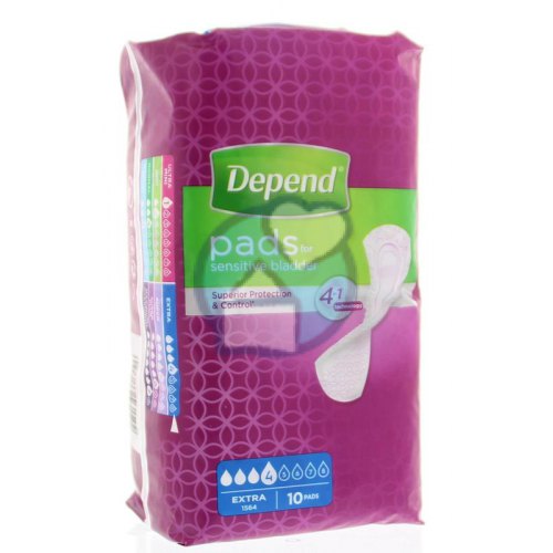 Depend Incontinentieverband Extra 10 Stücke