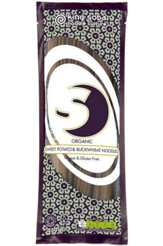 King Soba Sweet Potato & Buckwheat Noodles Biologisch 250 gram