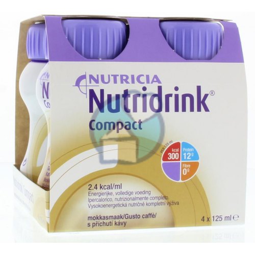 4 x 125 gram Nutricia Nutridrink Compact Mokka