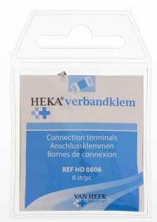 Van Heek Medical Heka Verbandklem 6 Stücke
