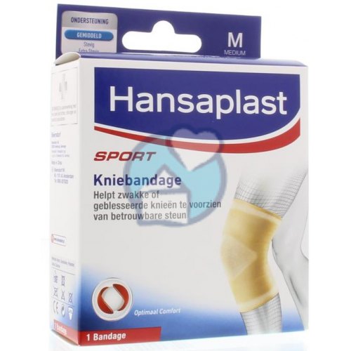 Hansaplast Sport Kniebandage Maat S-M 1 package
