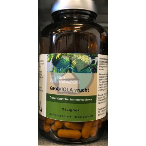 120 capsules Rio Amazon Graviola Vrucht