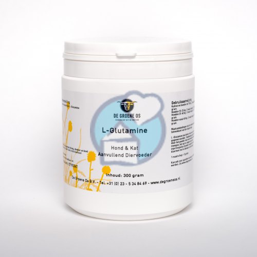 De Groene Os Veterinair L-Glutamine Hond & Kat 300 gram