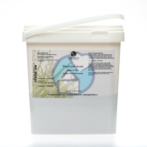 De Groene Os Veterinair Psyllium Husk voor Paard en Pony