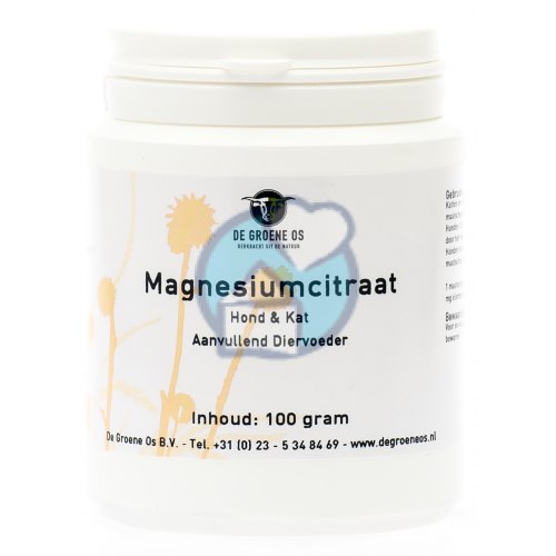 De Groene Os Veterinair Magnesiumcitraat voor Hond en Kat