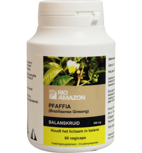 Rio Amazon Pfaffia Balanskruid 60 Kapseln