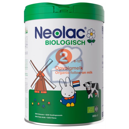 Neolac 2 Opvolgmelk 6-12 maanden Biologisch 800 Gramm