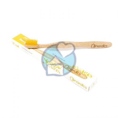 Nordics Oral Care Tandenborstel Bamboe Geel