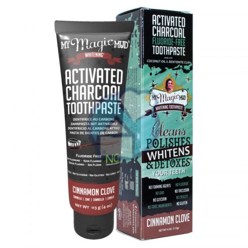 My Magic Mud Actieve Houtskool Tandpasta Kaneel-Kruidnagel 113 Gramm