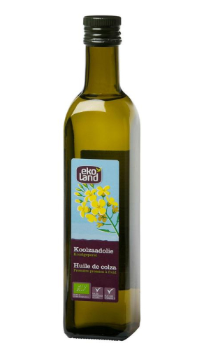 Ekoland Koolzaadolie Biologisch 500 Ml