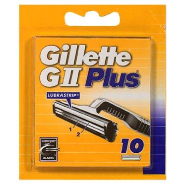 10 stuks Gillette GII Plus Scheermesjes