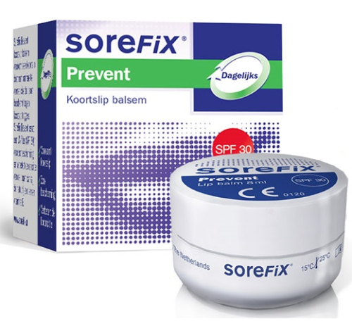 8 ml Sorefix Koortslip Balsem Potje SPF30