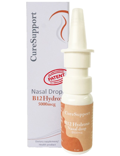 CureSupport Vitamine B12 Neusdruppels Hydroxocobalamine 5000 mcg 5 Ml
