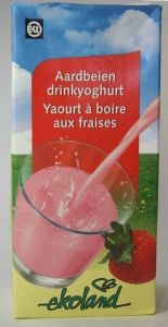 Ekoland Aardbeien Drinkyoghurt 1000 ml