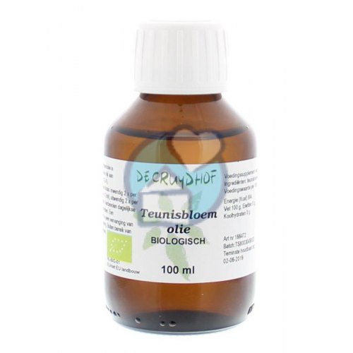 De Cruydhof Teunisbloemolie Biologisch 100 Ml