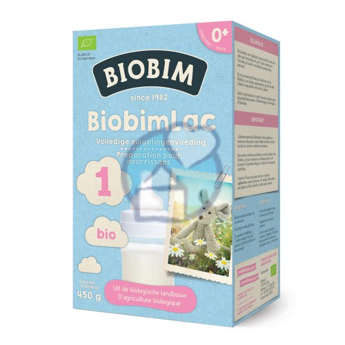 450 gram BIOBIM Biobimlac 1 Biologisch