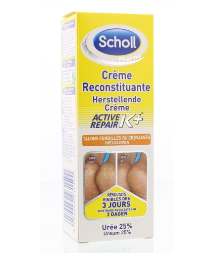 Scholl Herstellende Creme Active Repair K+ Tegen Hielkloven