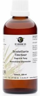 100 ml De Groene Os Veterinair Scutellaria Tinctuur Paard & Pony