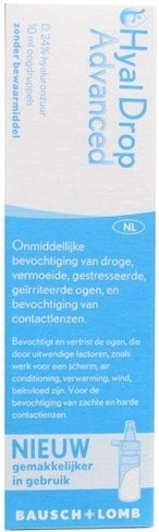 Bausch & Lomb Hyal Drop Advanced 10 Ml