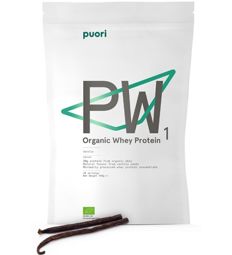 Puori PW1 Organic Whey Protein Vanilla Biologisch 900 Gramm