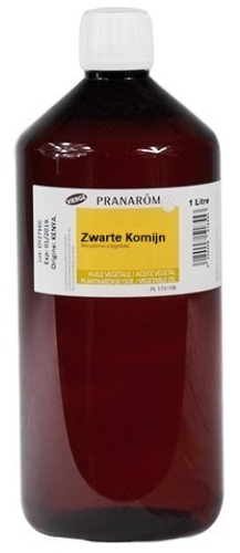 1000 ml Pranarom Plantaardige Olie Zwarte Komijn - Nigella Sativa Biologisch