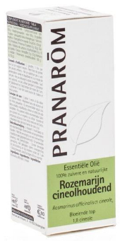 Pranarom Rozemarijn Cineolhoudend - Rosmarinus Officinalis CT Cineol Essentiële Olie 10 ml