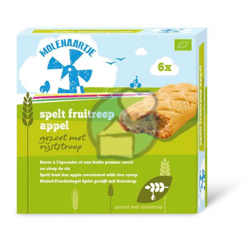  Molenaartje Spelt Fruitreep Appel Biologisch