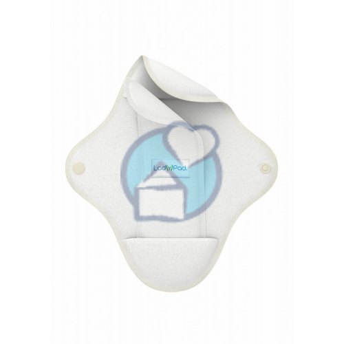 LadyPad Wasbaar Maandverband Pad & Liner Wit maat S