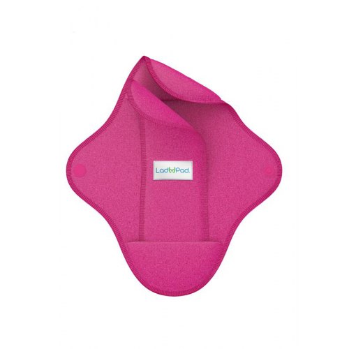 LadyPad Wasbaar Maandverband Pad & Liner Fuchsia maat S