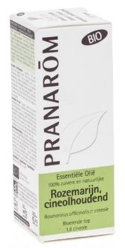 10 ml Pranarom Rozemarijn Cineolhoudend - Rosmarinus Officinalis CT Cineol Essentiële Olie Biologisch