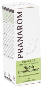 Pranarom Niaouli Cineolhoudend - Melaleuca Quinquenervia Essentiële Olie